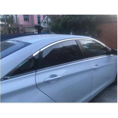 Stainless steel Window Chrome Molding sill Lines For Hyundai Sonata 8 2011 2012 high quality
