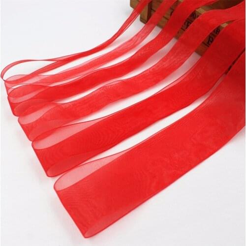 Hs026 ,free shipping 10 Yards solid color net organza ribbon Wedding Party Decoration Craft Decorations , DIY Handmade Materials