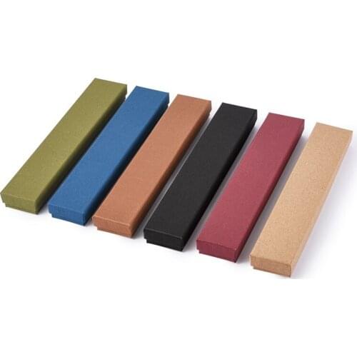 12pcs Rectangle Bracelets Necklace Box Cardboard Jewelry Set Box for Jewelry Packaging Display Gift Box 21x4x2cm