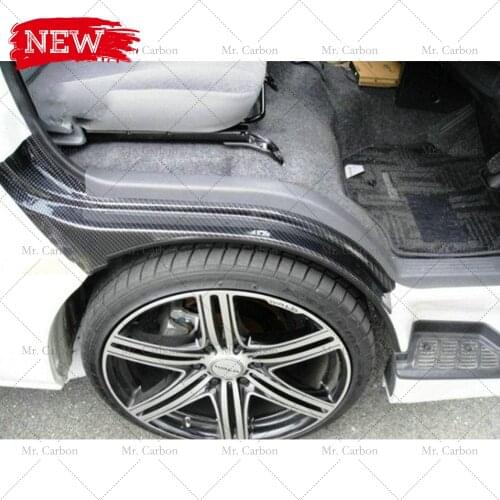 FOR HIACE 200 2005-2018 CARBON FIBER FRONT DOOR SILL PANEL TRIM BODY KIT TUNING PART FOR HIACE CARBON FRONT THRESHOLD RACING