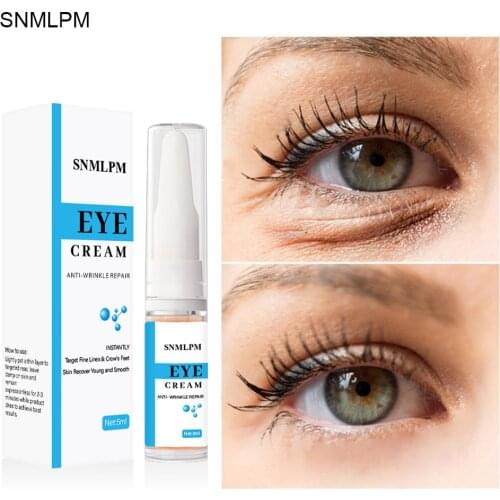 Snmlpm 5ml Crocodile Repair Eye Cream Anti Aging Dark Eyes Bags Fine Lines Lifting Brighten Firming Hydrating Moisture Skin Care