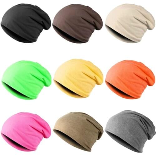 New Fashion Men Women Beanie Top Quality Solid Color Hip-hop Slouch Unisex Knitted Cap Winter Hat Beanies Chapeu