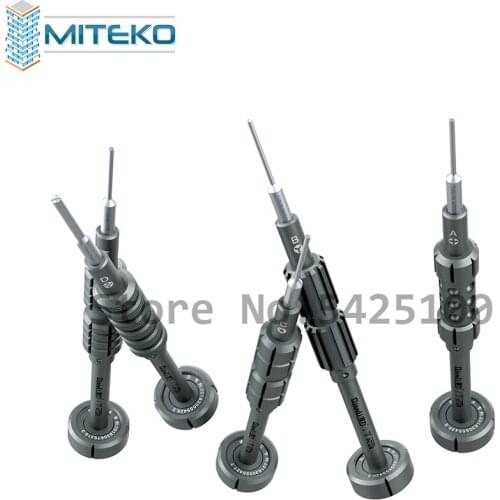 QIANLI High Precision 3D Screwdriver Set Anti-Rust Anti-Slip iThor Upmarket Repair Tools for iPhone Samsung Repair Hand Tool Kit