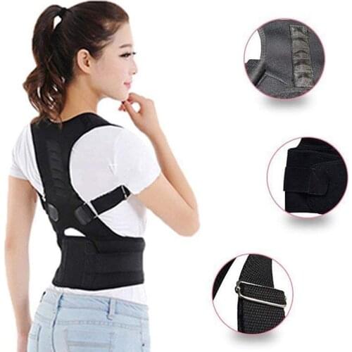 New Orthopedic Back Posture Support Braces Belt Corrector Posture Magentic Corrector Shoulder Support Belt For Men Women