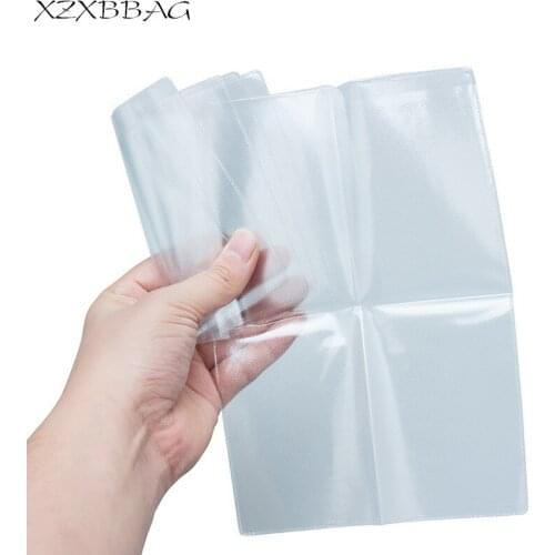 XZXBBAG Transparent Russian Auto Driver License Bag PVC Car Driving Sheath Protective Film Case Credit Card Holder Covers