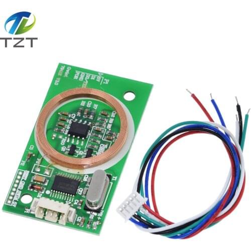 RFID UART Reader Wireless Module 3Pin 125KHz Card Reading EM4100 8CM DC 5V for IC Card PCB Attenna Sensor Kits for Arduino