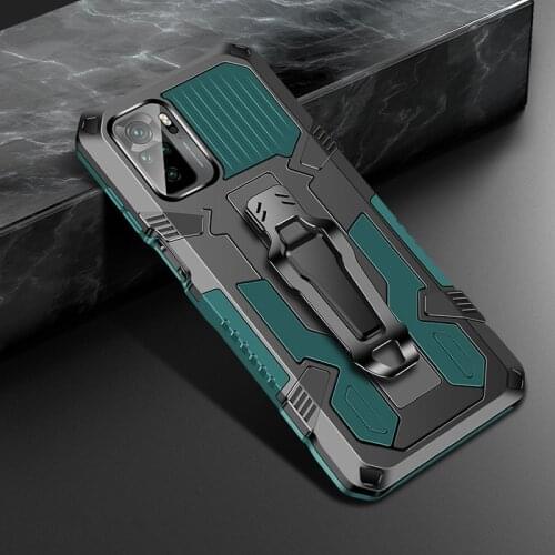 Heavy Duty Rugged Case For Xiaomi Redmi Note 10 Pro Cases Belt Clip Shockproof Protective Cover Redmi Note10 Pro Max Case Funda