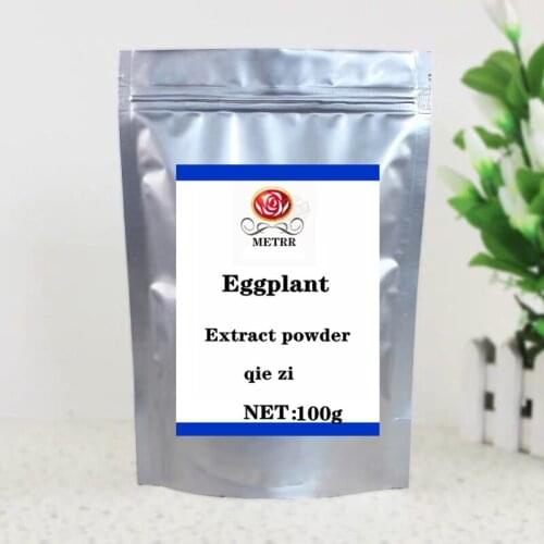 High Quality Natural Organic Eggplant Extract Powder ,for Skin Ulcers,Swelling and Pain Relief,Eggplant Extract ,Free Shipping