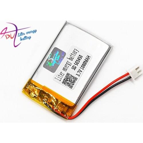 XHR-2P 2.54 503450 1000mAh 523450 fire Rabbit Story machine 3.7V lithium polymer battery