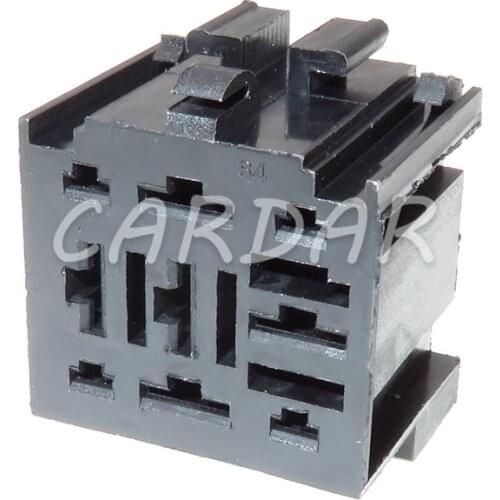 1 Set 9 Pin Automotive Relay Connector Car Fuse Socket Electrical Plug With Terminals