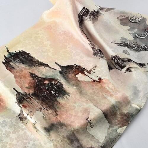 100% Real Silk Scarf Women Hangzhou Silk Echarpe Shawls,Wraps Ladies Foulard Femme Hollow Out Jacquard Pure Silk Scarves Long