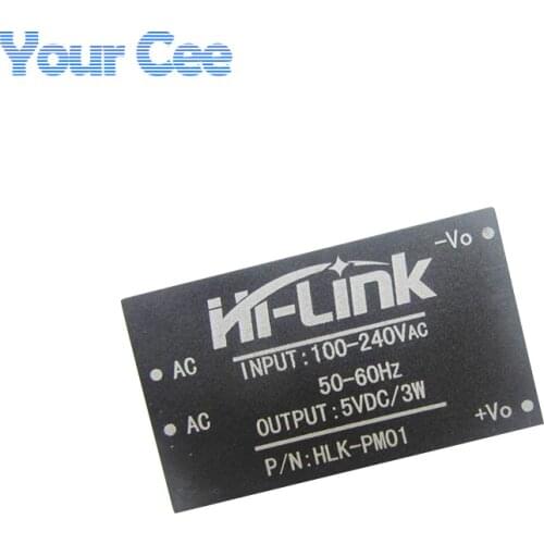2 pcs HLK-PM01 AC-DC 220V to 5V Step-Down Buck Power Supply Module Intelligent Household Switch Power Supply Module