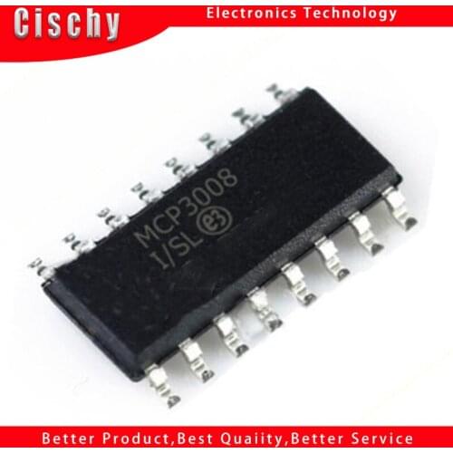 5pcs/lot MCP3008-I/SL MCP3008ISL MCP3008 SOP-16 In Stock