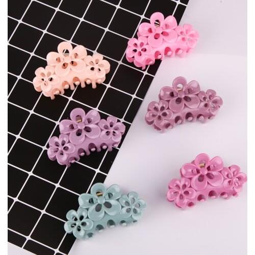 9CM Hair claws Hairpins Trendy Hair Clip For Women Girl Accessories Hair colorful 6 different color ACC39