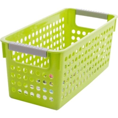 Promotion! Plastic Japanese-style Stackable Storage Baskets/Bins Organizer Fruit Toys Clothes Glove Box Debris Storage Basket