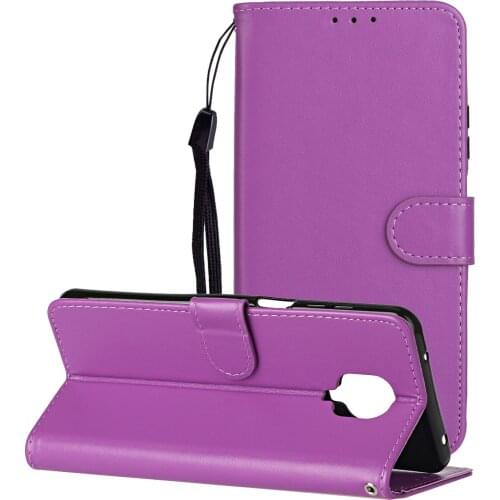 PU Leather Flip Case For Capa Samsung Galaxy S20 Plus S21 Fe Ultra S8 A12 A32 A42 A52 A72 5G Solid Color Phone Wallet Cover O01D