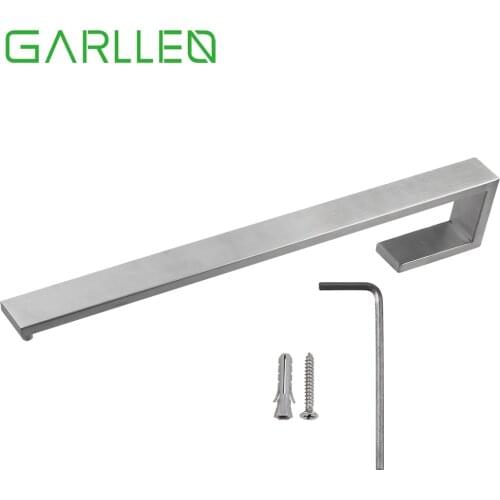 GARLLEN 350 mm Matt+Brushed 304 Stainless Steel Towel Rail Towel holder for Enhance Any Bathroom Toilet Kitchen