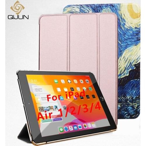 For iPad Air 1 2 3 4 Case 2020 iPad 9.7 10.5 10.9 Cover Air4 Air3 Air 1/2 Capa A1475 A1476 A1567 Funda A2153 A2324 A2072 Cases