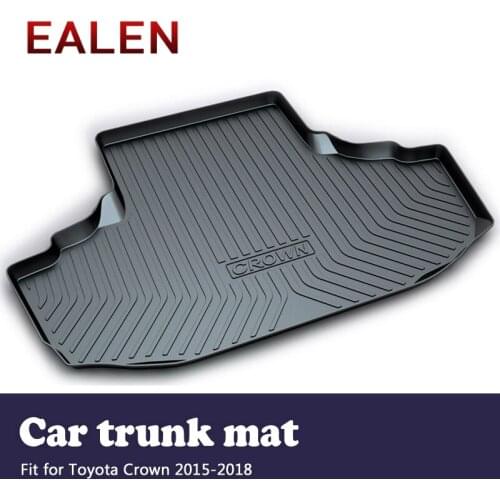 EALEN For Toyota Crown 2015 2016 2017 2018 Boot Liner Styling Waterproof Anti-slip mat Accessories 1Set Car Cargo rear trunk mat