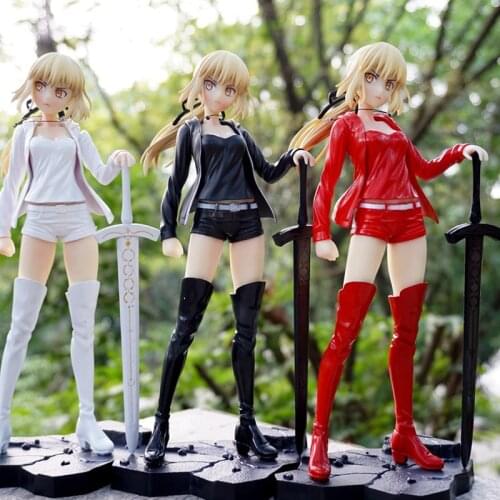 Anime Fate Grand Order saber FATE The Holy Grail War Fate stay night PVC Action Figures toys figure Toys For Kids children gifts