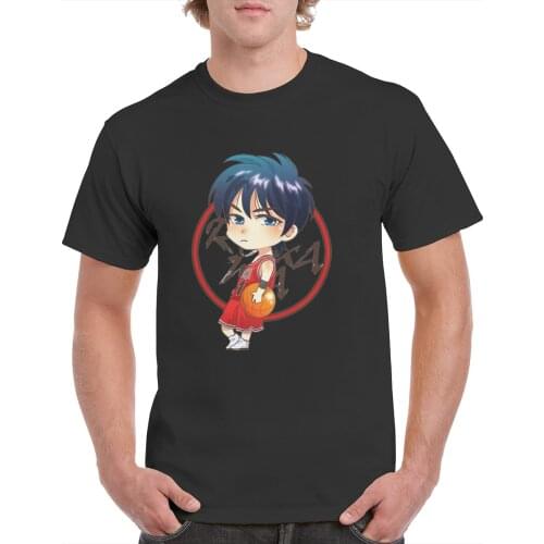 Custom Printed Anime SLAM DUNK T-shirt Mens Summer Cotton Short Sleeve T Shirt for male comfortable top tees