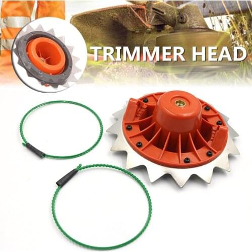 Grass Trimmer Head Steel Trimming Head Cutter Mower Wire Weeding Head For Lawn Mower Garden Desbrozadora Chainsaw Home Cocina
