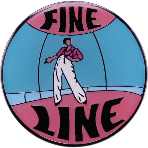 HStyles "Fine Line" Album Cover Brooch Love On Tour 2020 Gift Pin Perfect way to show off my loyalty to HS