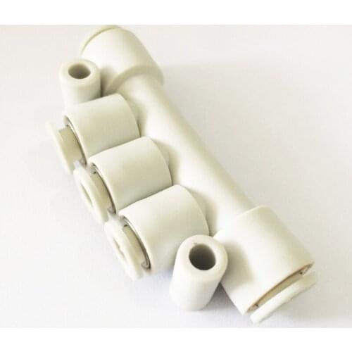 KM High quality fittings KM13-08-10-3 O.D 8mm to 10mm one touch fittings manifold pneumatic components