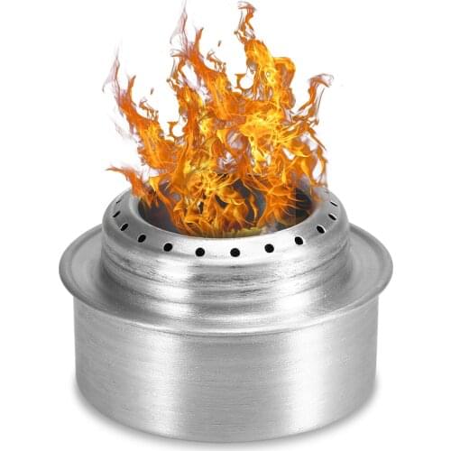 Lixada Mini Aluminum Alloy Alcoho Stove Outdoor Camping Stove Portable Hiking Backpacking Cookware Cooking Picnic Stove
