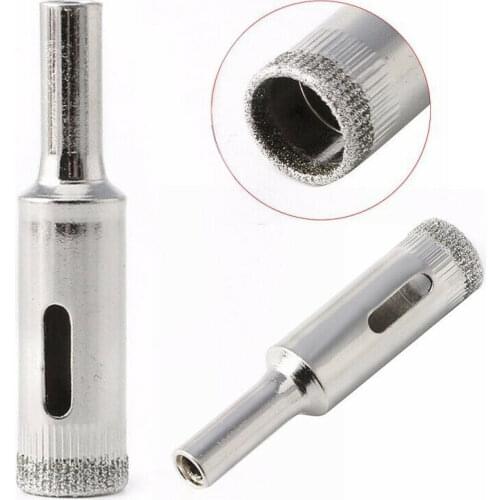 5pcs 5-12mm Diamond Coated Drill Bit Set Tile Marble Glass Ceramic Hole Saw Drilling Bits Power Tool