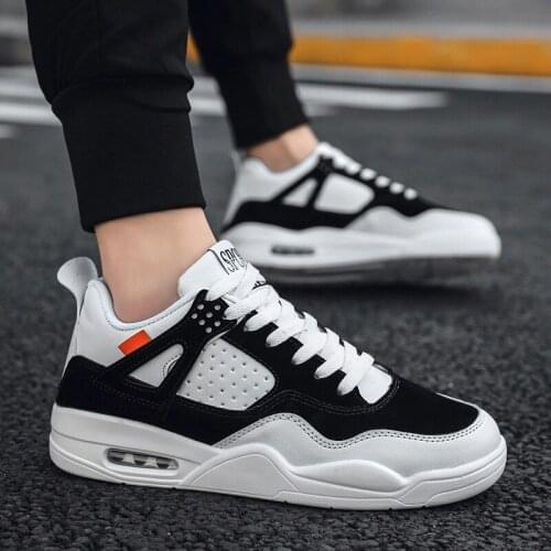 New style air cushion shoes mens shoes Korean version versatile mens sports leisure dads little white tide shoes ins whiter65