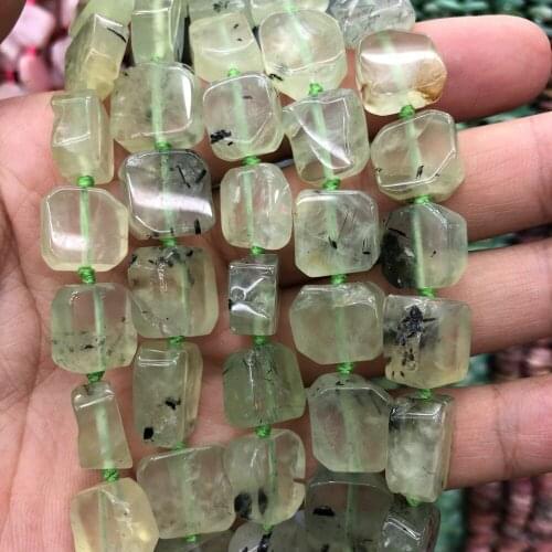 Wholesale 3strings 15.5" Natural Prehnit e Grape Stone Beads Nugget Bead, Genuine Stone Gem Jewelry Making Beads