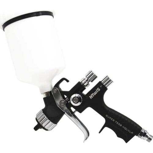 LVLP Spray Gun With Adapter And Pps Cup Paint Spray Guns Airbrush For Painting paint gun SPRAYER Furniture Car Coating Painting
