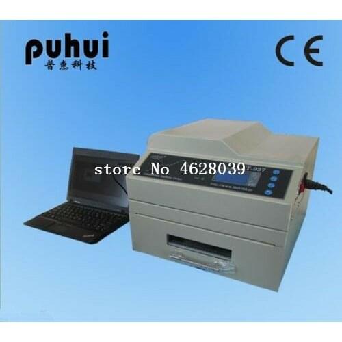 PUHUI Authorized T-937 Desktop Leadfree Reflow Oven Infrared IC Heater T937 Reflow Solder Oven BGA SMD SMT Rework Station T 937