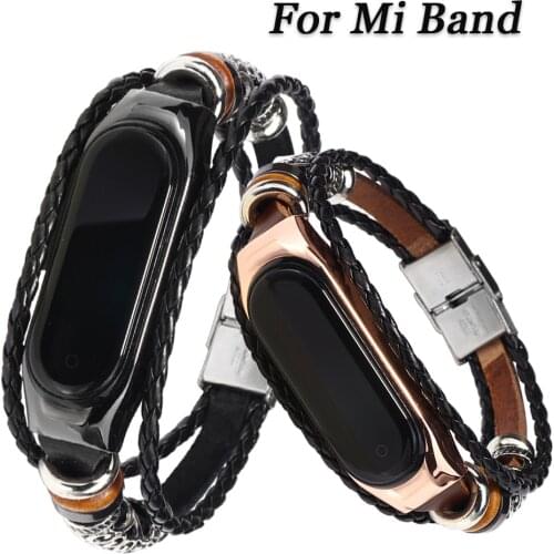 Strap for Xiaomi Mi Band 4 3 clan style bracelet Mi Band 3 4 replacement strap for mi watch strap