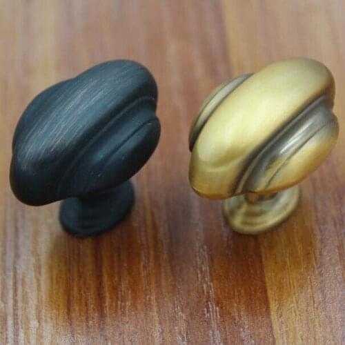 35mm Bronze Drawer Pulls knobs, Kitchen Cabinet Handles Knobs black antique copper Dresser vintage style Furniture Pulls Knobs