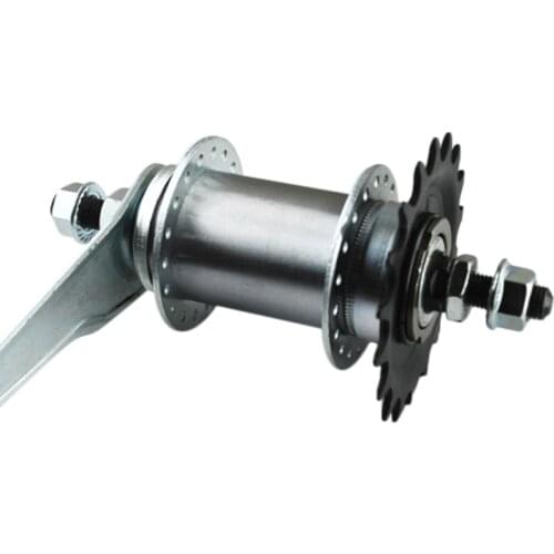 Hot AD-32 Hole Reversing Ride Backwards Brake Fixed Gear Bike Rear Hub Aluminum Alloy Bicycle Bike Coaster Brake Rear Hub 32 Hol