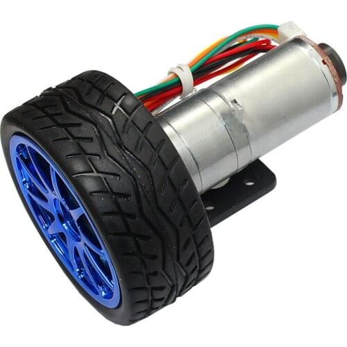 Smart car combination, JGA25-371 gear motor, 25MM encoder motor, wheel, fixing frame, coupling