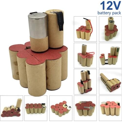 Accept customization) 12V 3000mAh Ni MH battery pack cd for Wurth worx Skil SNAP ON Hitachi Makita Metabo Ryobi RIDGID kress