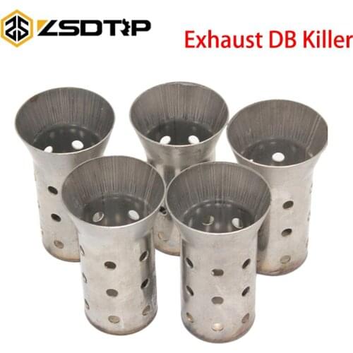 ZSDTRP 50.8mm Universal Motorcycle Exhaust Muffler DB Killer Silencer Easy to Install Motorcycle Accessories Reduce Noise