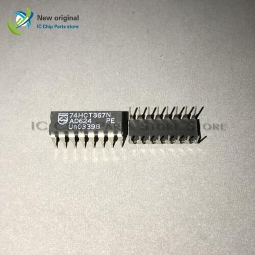 10/PCS 74HCT367N 74HCT367 DIP16 Logic chip Integrated IC Chip New original