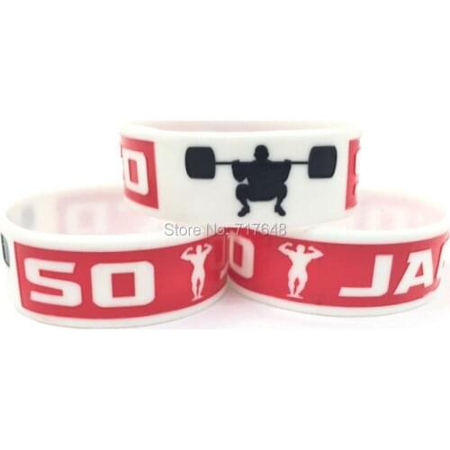 300PCS Athletic So Jack'd wristband silicone bracelets free shipping by FEDEX