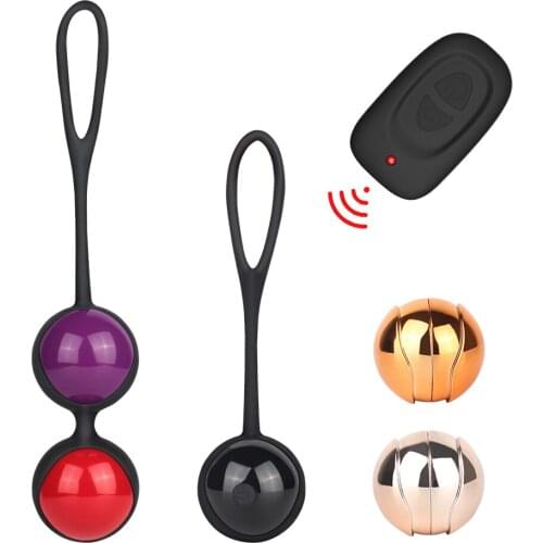 5Pcs Sex Toys For Women Kegel Balls Vibrator Vibrating Egg Remote Control Vaginal Tight exercise Geisha Muscle Shrink Sex Shop