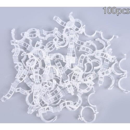 50/100pcs Plastic Plant Support Clips Clamps Garden Greenhouse Vegetables Clips Wholesale