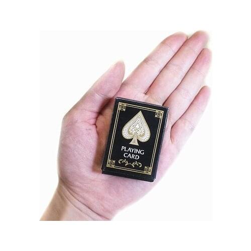 Free Shipping Portable Mini Small Poker set Interesting Playing Card board Game Outside Outdoor or Travel Mini size Pokers