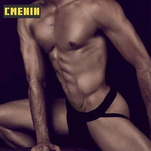 Quick Dry Cotton Gay Men Sexy Underwear Thong Men Jockstrap Fashion Mens Thongs And G Strings Mens Underpants BP.01