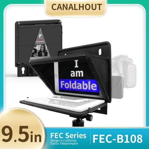 CANALHOUT CT10 Teleprompters for Smartphones and iPad Mini Prompting,Smartphone and DSLR Shooting,Foldable Teleprompter