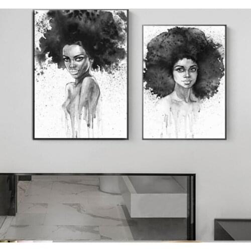 Black And White Africa Woman diamond painting full square round 5 d diy diamond kits mosaic embroidery pattern 3d Cross stitch