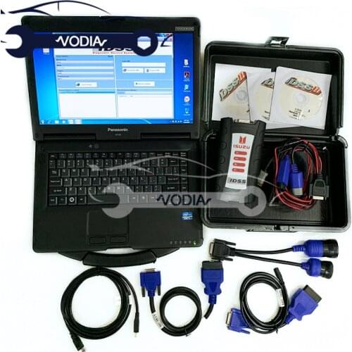 Diesel engine Truck excavator diagnostic tool for ISUZU IDSS III for for Isuzu IDSS for ISUZU EURO5 EURO6 Diagnosis+CF53Laptop