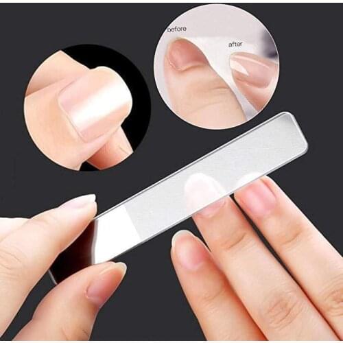 Art Files Crystal Glass File Buffer Gel UV Polish Durable Buffing Sanding Tips Nano Glass Nail Files Professional Polishing Mani